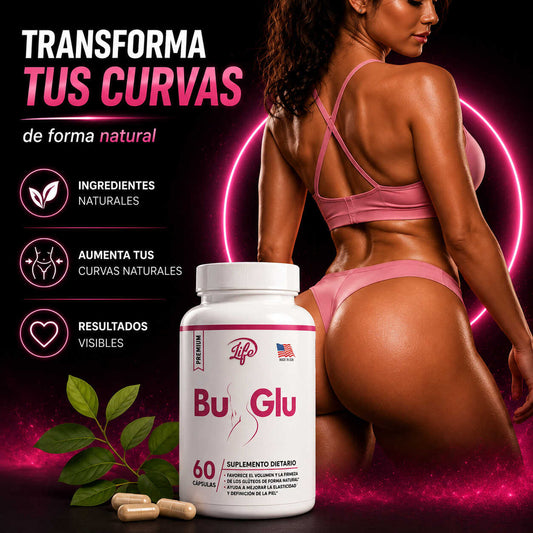 BU-GLU AUMENTAR GLÚTEOS Y CURVAS X 60 CÁPSULAS